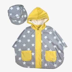 7AM – Raincoat with Bucket Hat (Size 12–18 months)